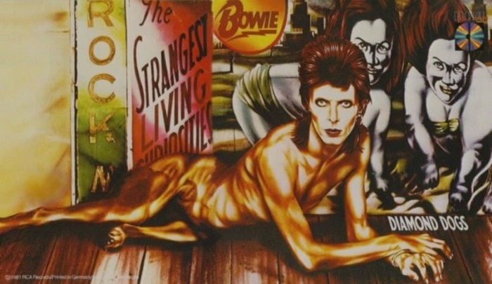 David Bowie - Diamond Dogs, airbrused cover